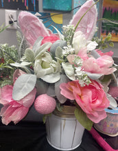 Load image into Gallery viewer, Easter Bunny Floral Centerpiece 4/15/25
