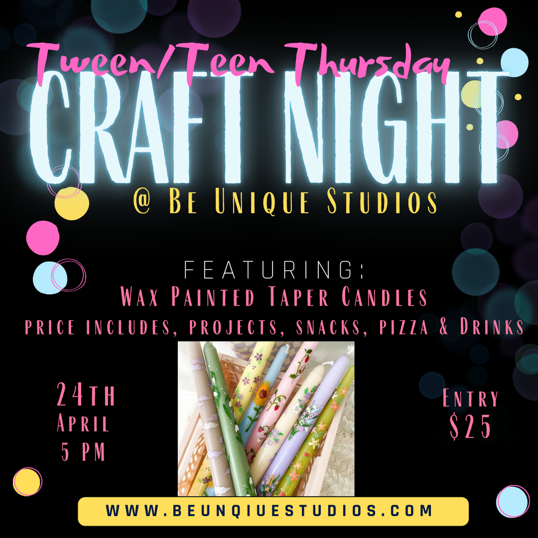 April Teen Paint Night - 4/24/25