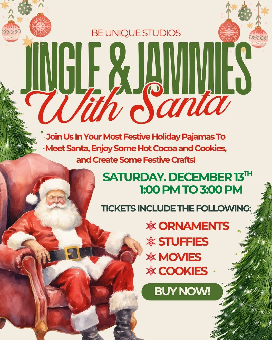 Jingle & Jammies With Santa