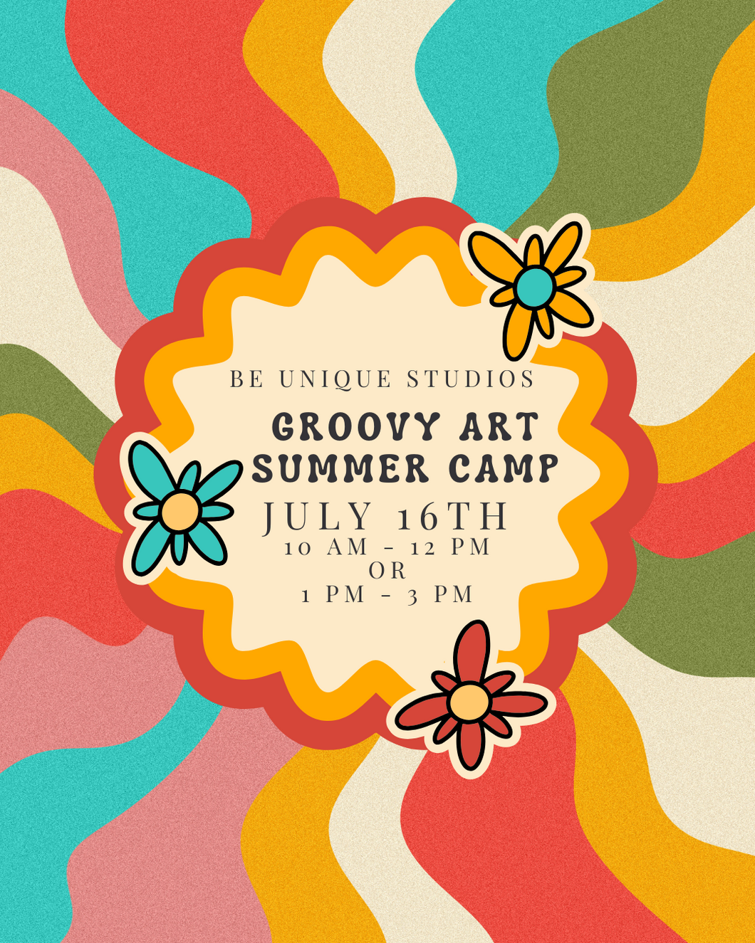 Week #5 - 7/16/25 Groovy Art AM