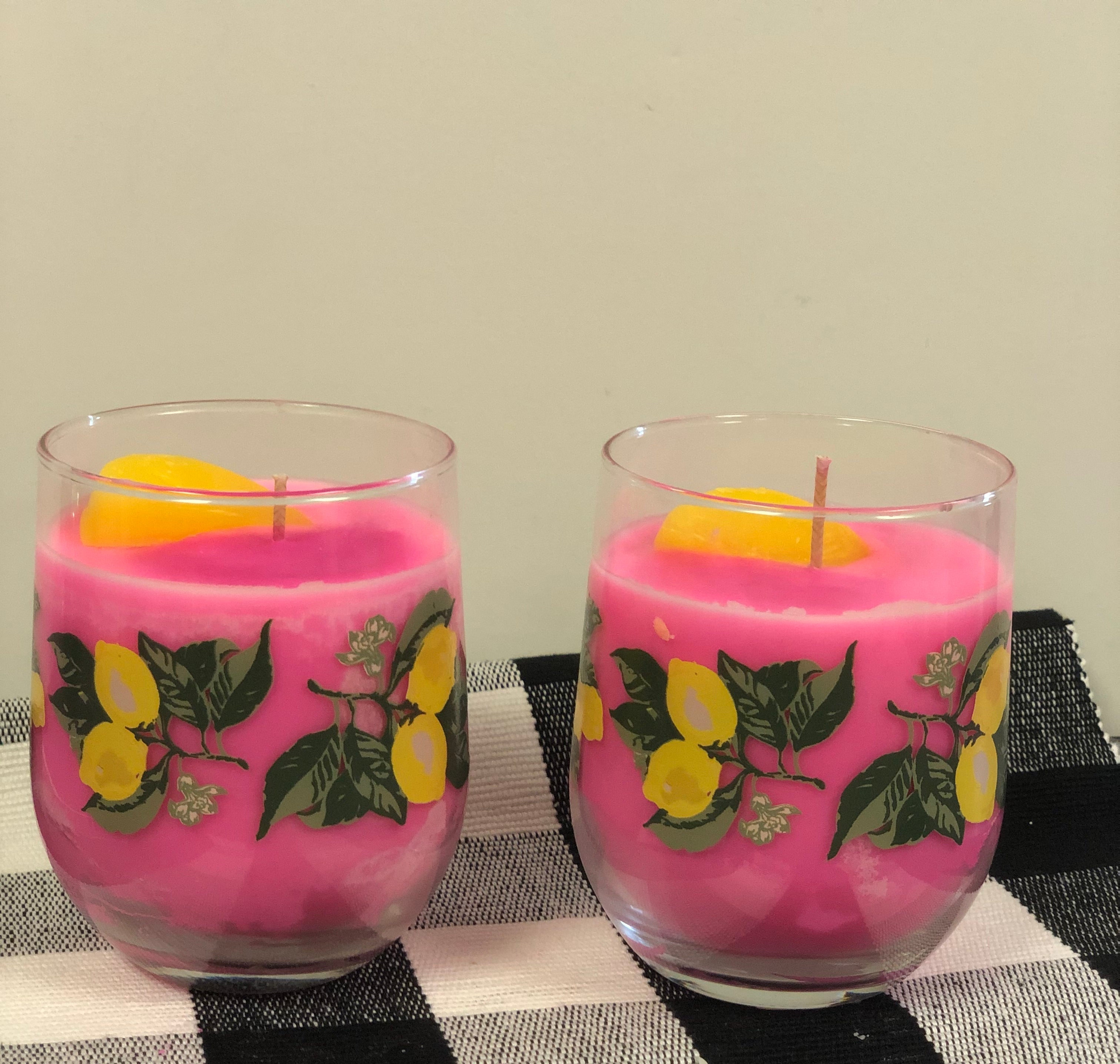 Strawberry Lemonade Scented Jar Candle