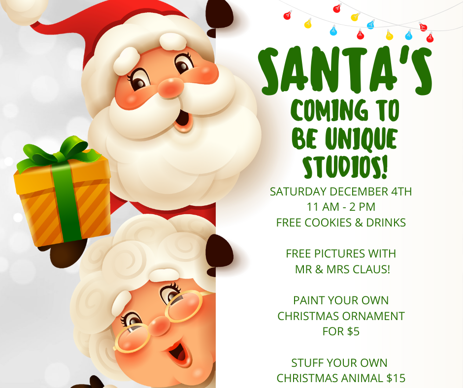 Santa Workshop! Saturday December 4th 11 am - 2 pm