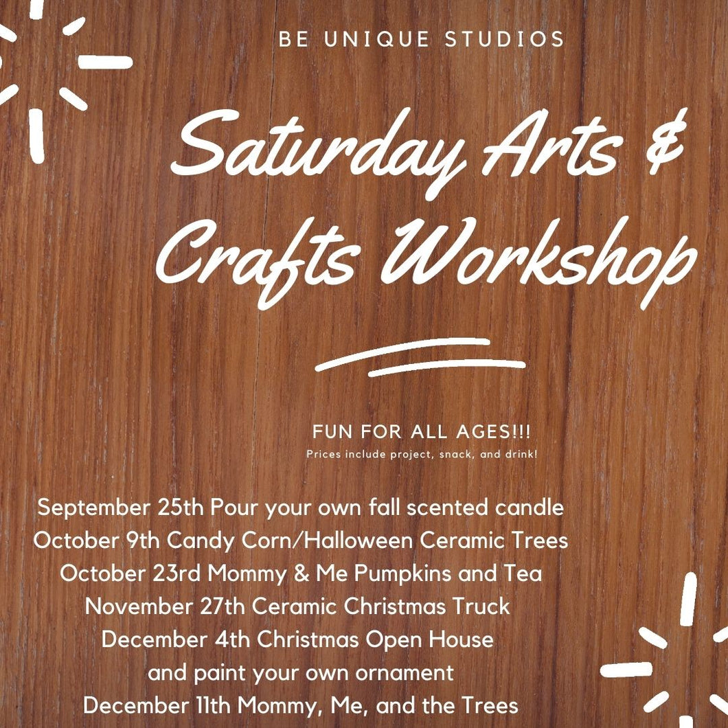 Saturday Workshop Mommy & Me and the Trees   12/11/21