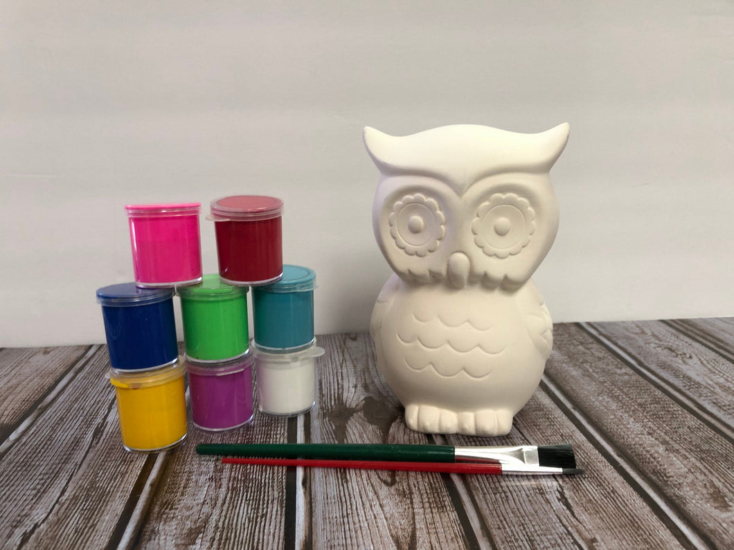 Ceramic Owl Bank