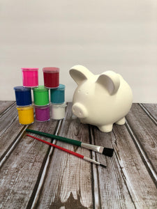 Ceramic Piggy Bank Kit