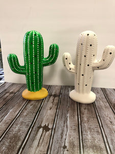 Ceramic Lighted Cactus Kit